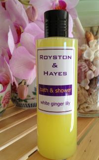 White Ginger Lily Bath and Shower Wash